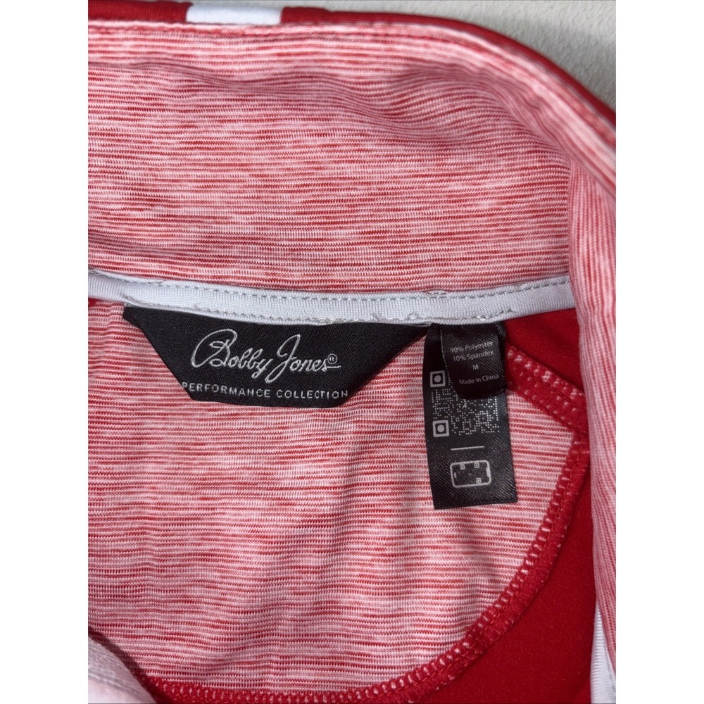 Bobby Jones Performance Scorecard Quarter-Zip Golf  Vest Med Classic‎ Sportswear - Picture 9 of 10